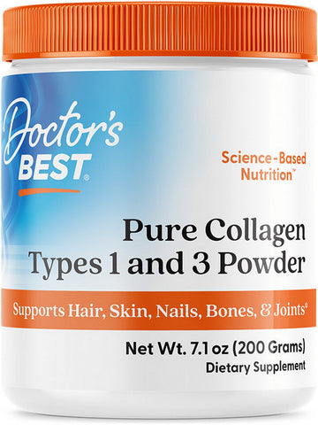 Doctor's Best Pure Collagen Types 1 and 3 Powder, 7.1 oz
