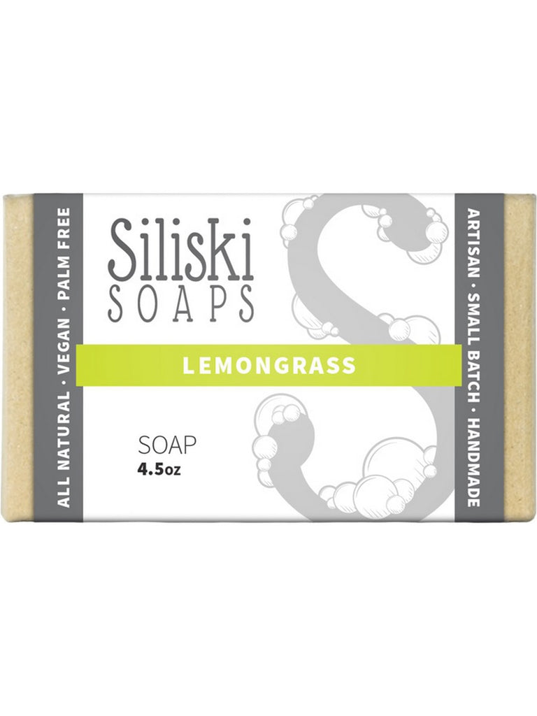 Siliski Soaps, Soap, Lemongrass, 4.5 oz