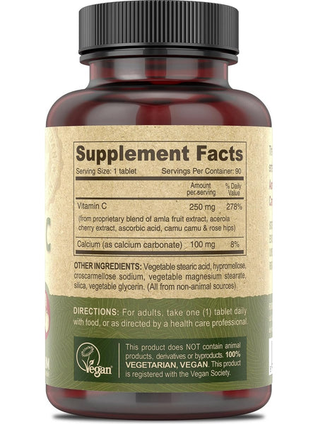 DEVA Nutrition, Vegan Vitamin C Multi Source, 90 Tablets