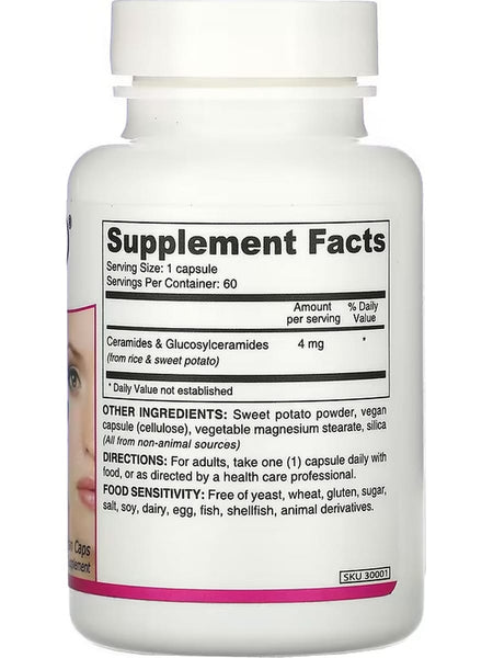 DEVA Nutrition, Vegan Ceramide Supplement, 60 Vegan Caps