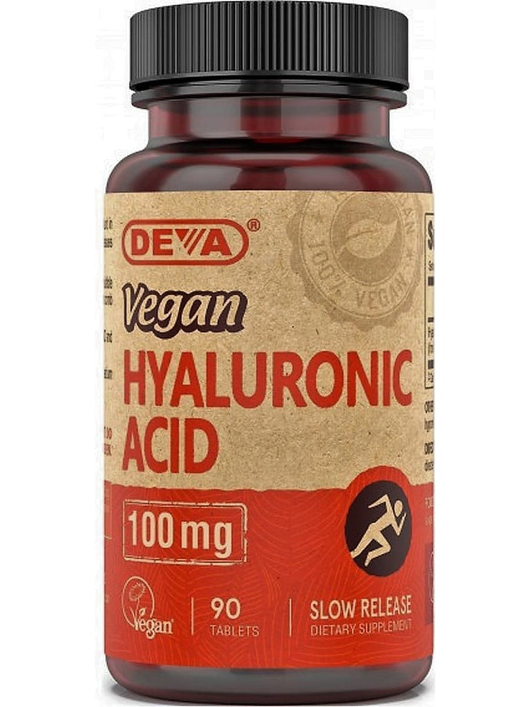 DEVA Nutrition, Vegan Hyaluronic Acid, 100 Mg, 90 Tablets