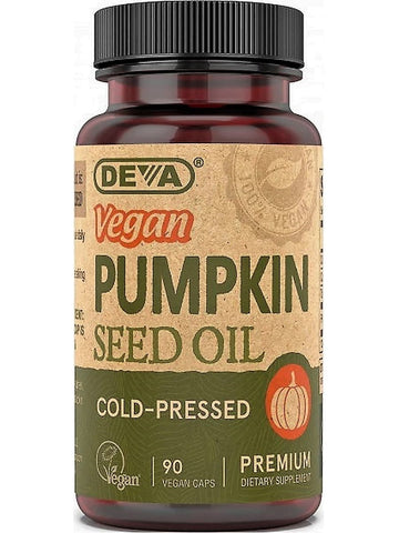 DEVA Nutrition, Vegan Pumpkin Seed Oil, 90 Vegan Caps