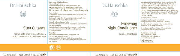 Dr. Hauschka Skin Care, Renewing Night Conditioner, 1 fl oz