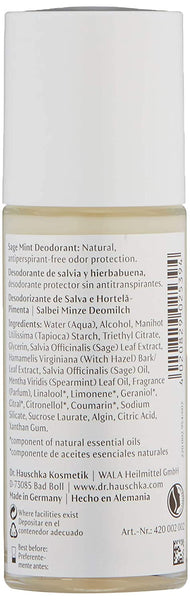 Dr. Hauschka Skin Care, Sage Mint Deodorant, 1.7 fl oz