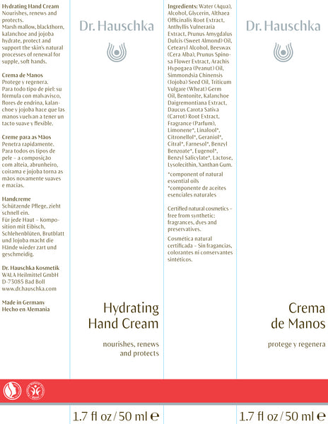 Dr. Hauschka Skin Care, Hydrating Hand Cream, 1.7 fl oz