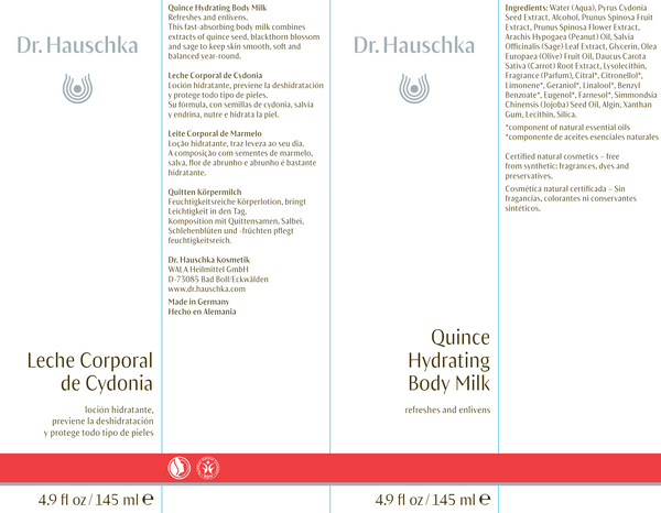Dr. Hauschka Skin Care, Quince Hydrating Body Milk, 4.9 fl oz