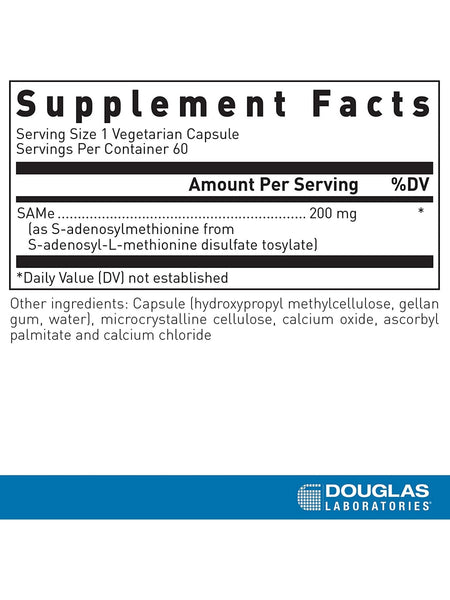 Douglas Labs, SAM-e, 60 Vegetarian Capsules