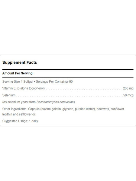 Douglas Labs, Selenium + Vitamin E, 90 Softgels