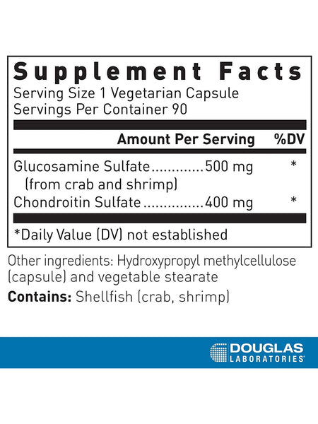 Douglas Labs, Glucosamine Plus™ Extra Strength, 90 Vegetarian Capsules