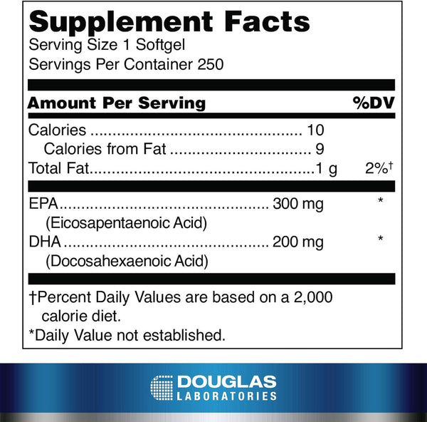 Douglas Labs, Opti-EPA 500, 250 Softgels