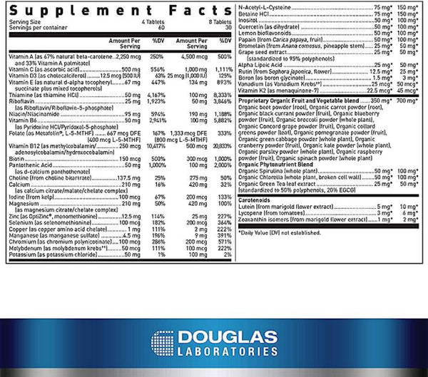 Douglas Labs, Ultra Preventive X, 240 tabs
