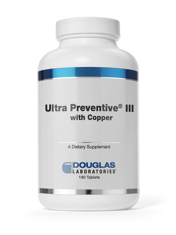 Douglas Labs, Ultra Preventive III with Copper, 180 tabs 