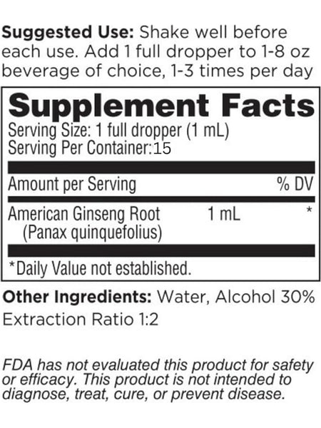 Dairyland Ginseng, American Ginseng Extract, 1 fl oz