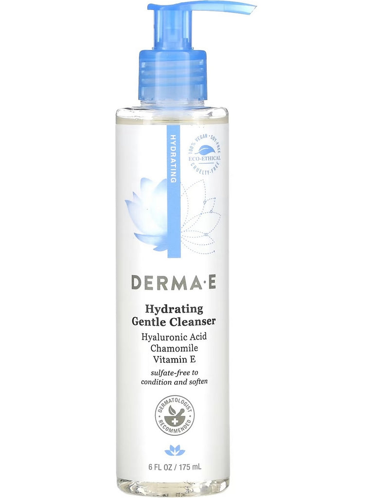 DERMA E, Hydrating Gentle Cleanser, 6 fl oz