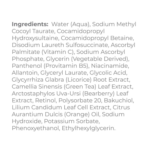 DERMA E, Vitamin C Daily Brightening Cleanser, 6 fl oz