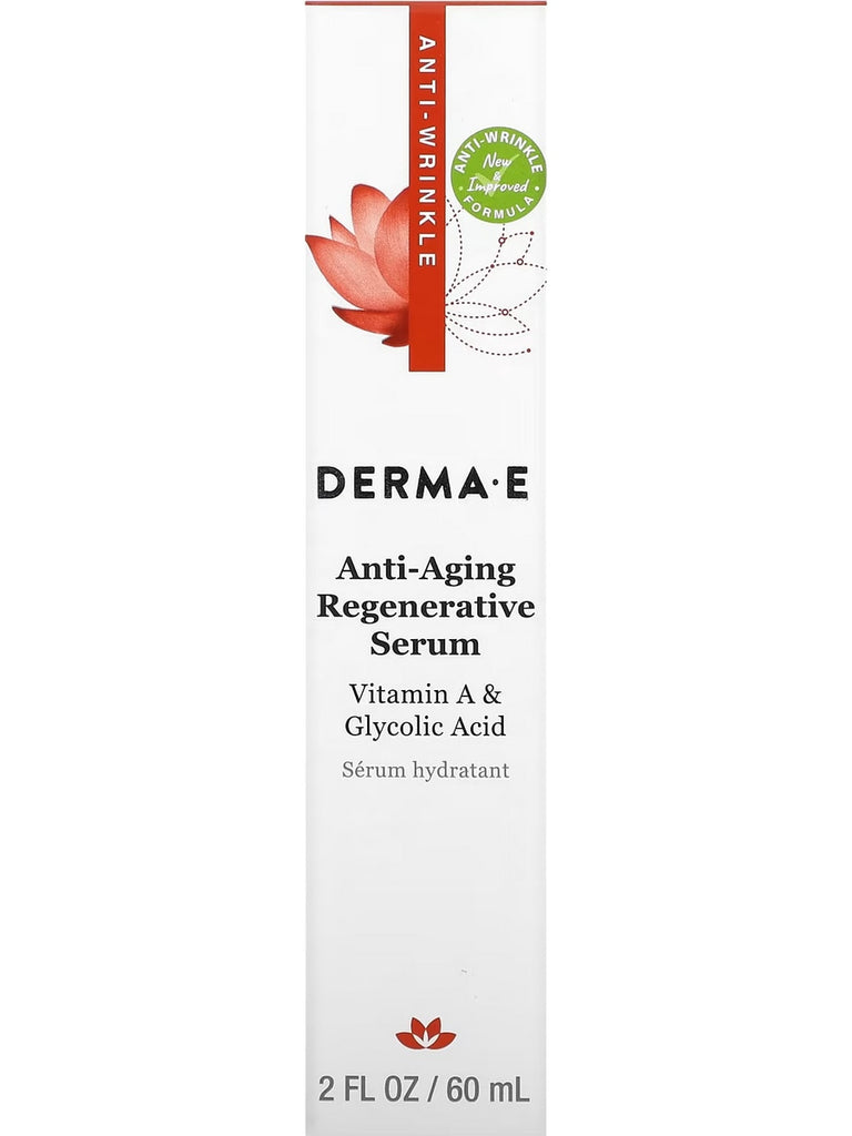 DERMA E, Anti-Aging Regenerative Serum, 2 fl oz