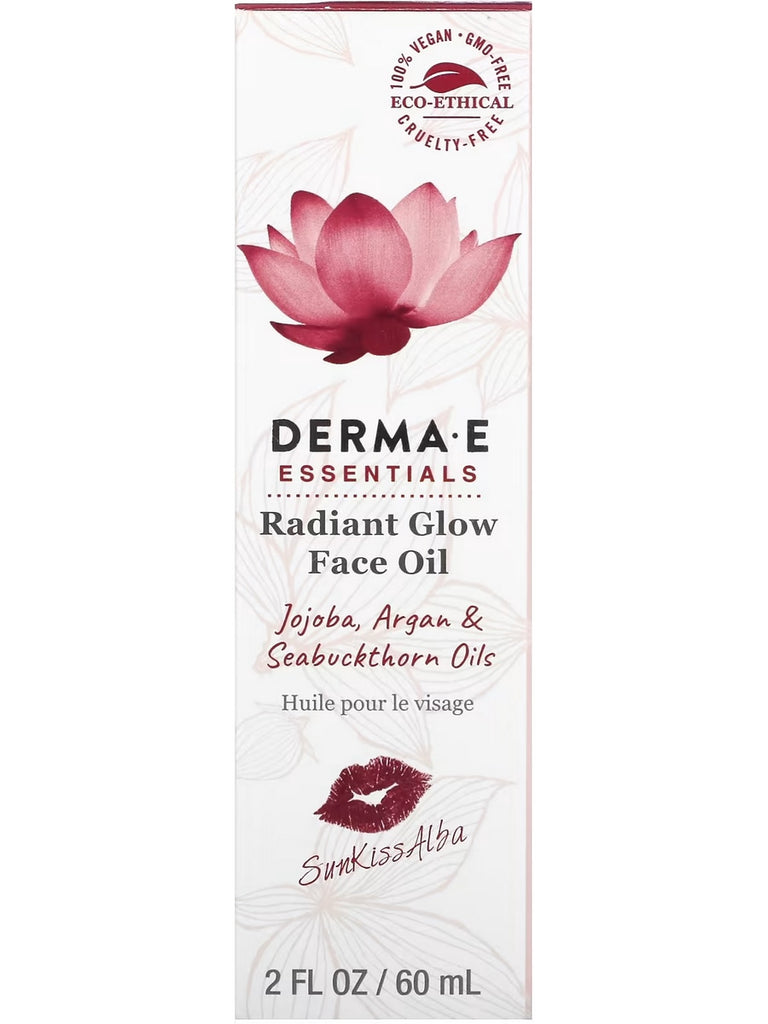 DERMA E, Radiant Glow Face Oil, 2 fl oz
