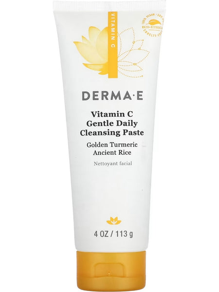 DERMA E, Vitamin C Gentle Daily Cleansing Paste, 4 oz