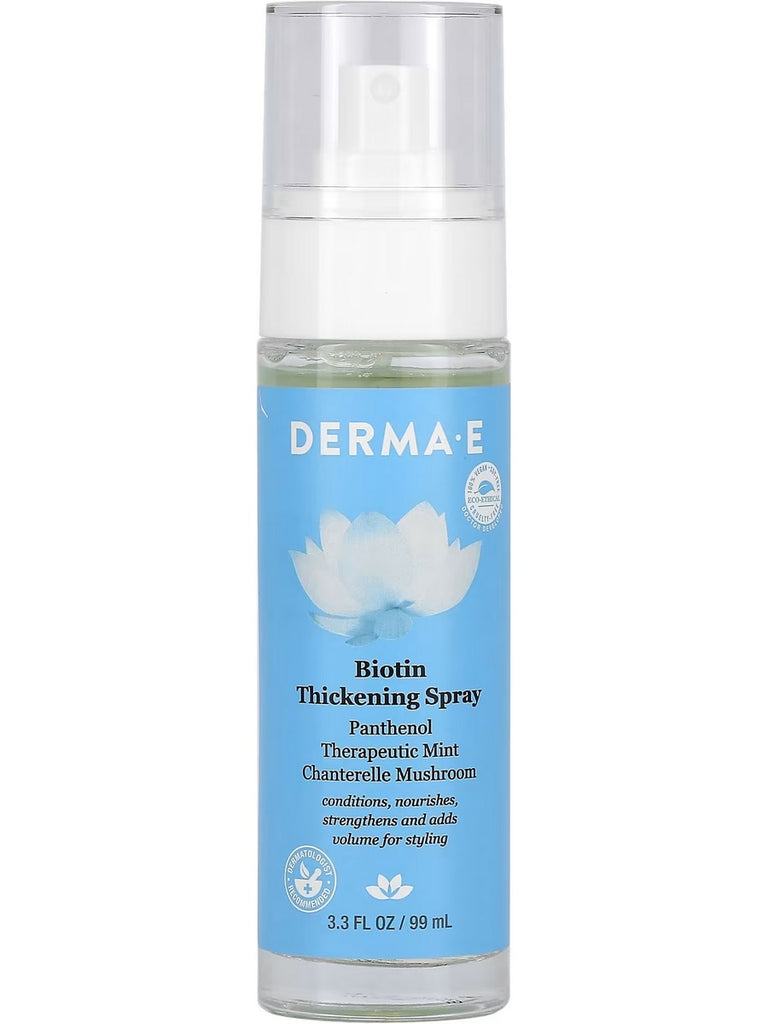 DERMA E, Biotin Thickening Spray, 3.3 fl oz