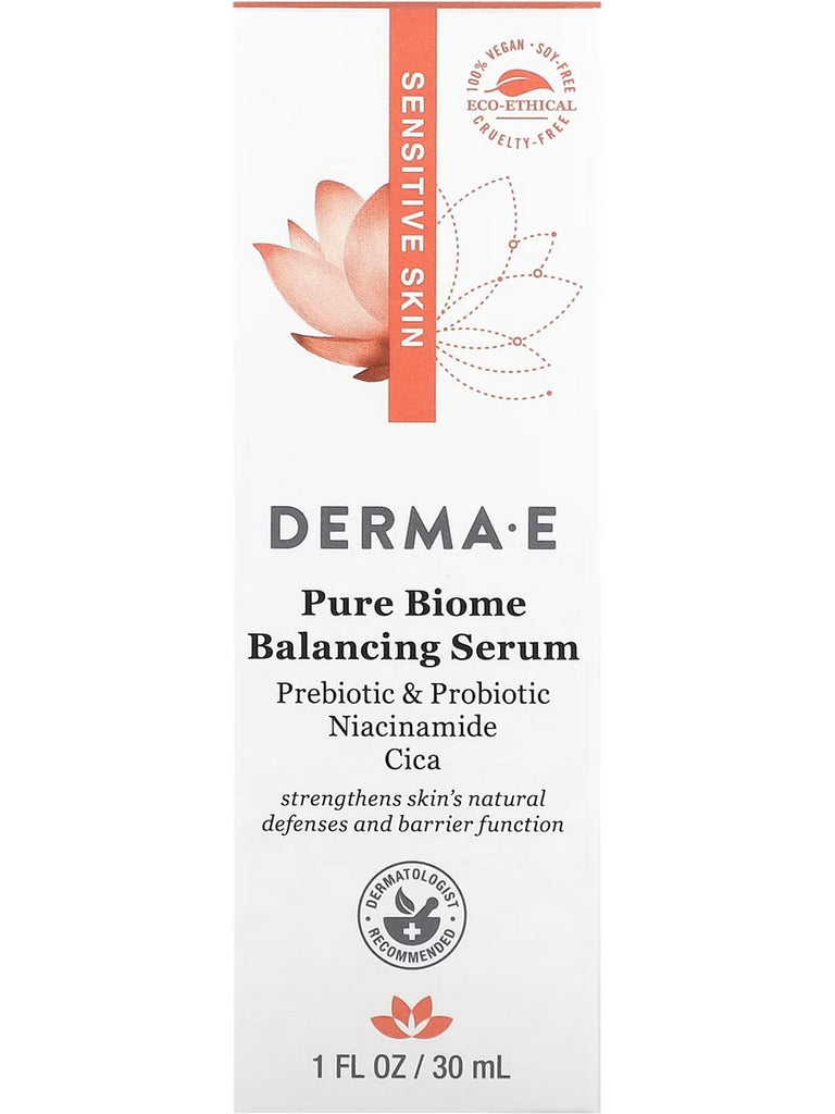 DERMA E, Pure Biome Balancing Serum, 1 fl oz