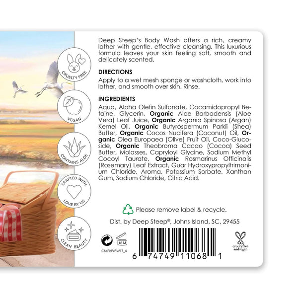 Deep Steep, Body Wash, The Old Village, Peach Praline, 17 fl oz