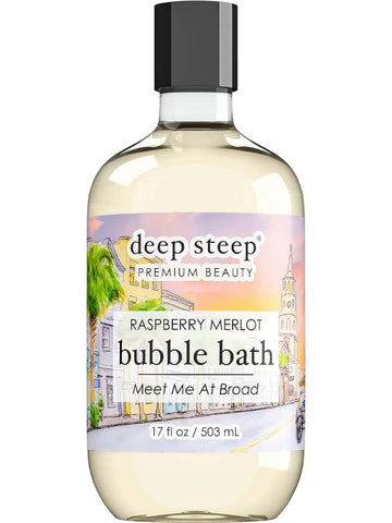 Deep Steep, Bubble Bath, Meet Me At Broad, Raspberry Merlot, 17 fl oz