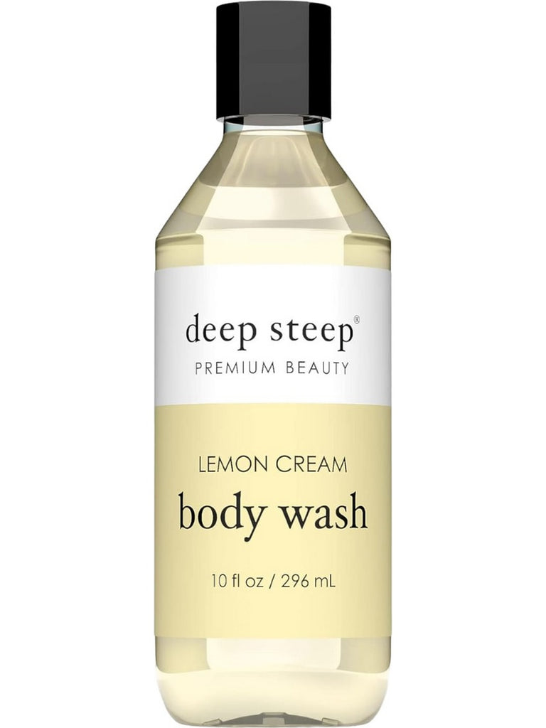 Deep Steep, Body Wash, Lemon Cream, 10 fl oz