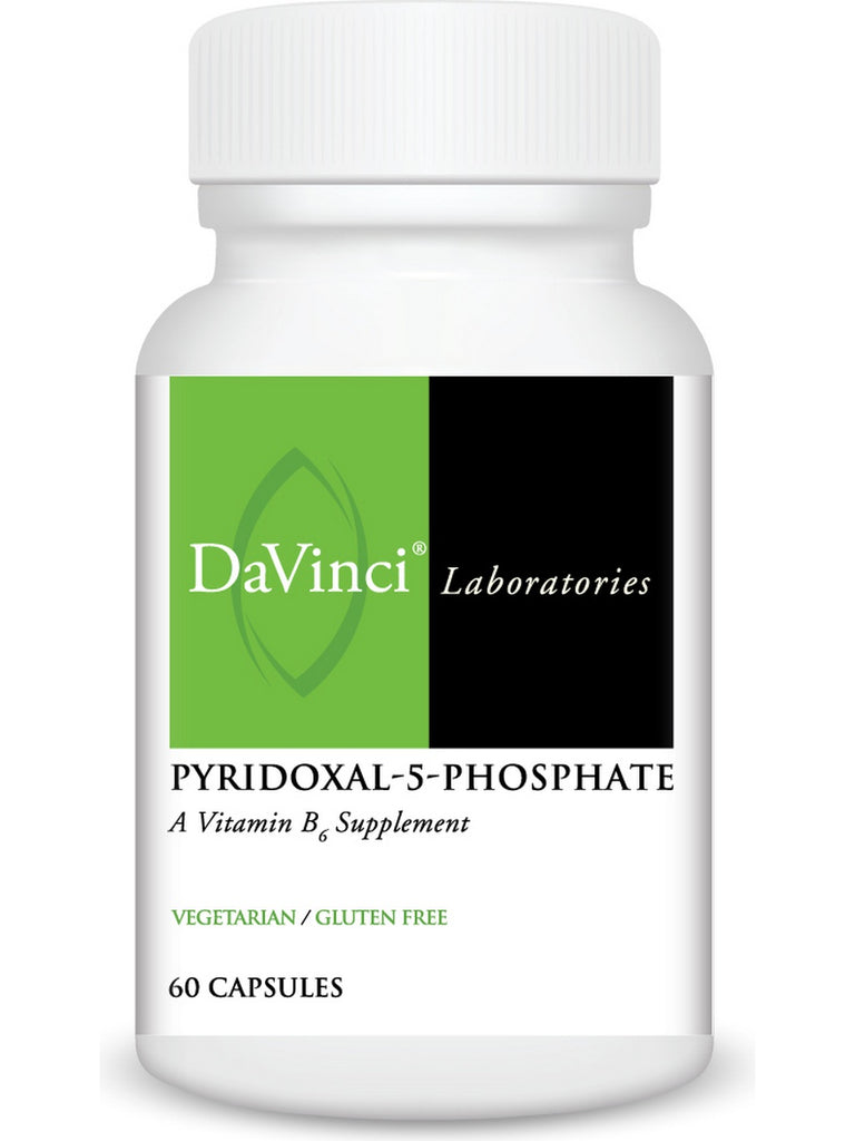 DaVinci Laboratories of Vermont, Pyridoxal-5-Phosphate, 60 Capsules