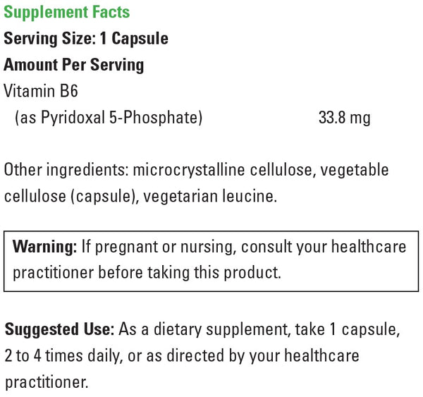 DaVinci Laboratories, Pyridoxal-5-Phosphate, 60 Capsules