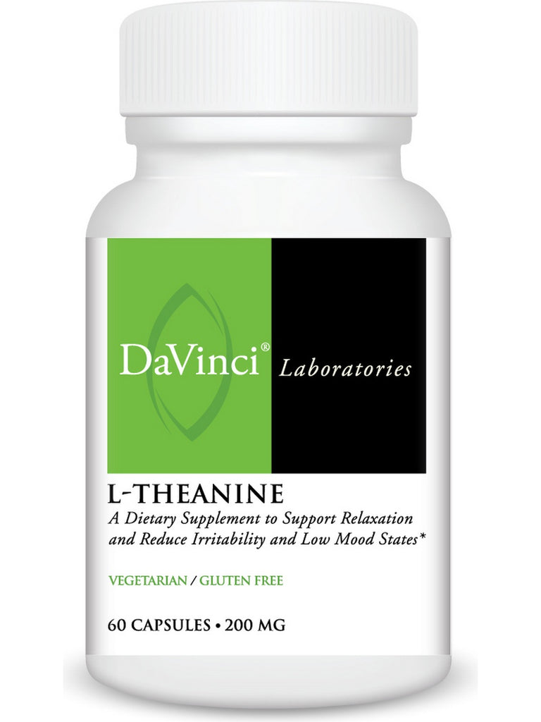 DaVinci Laboratories of Vermont, L-Theanine, 60 Capsules