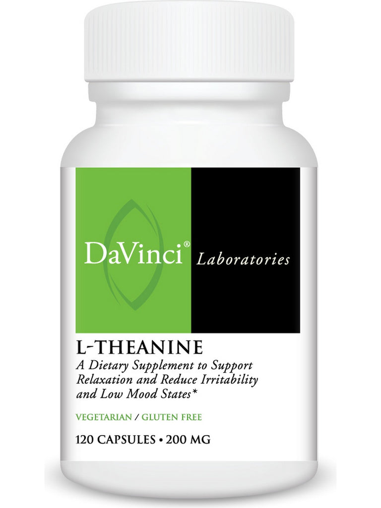 DaVinci Laboratories of Vermont, L-Theanine, 120 Capsules