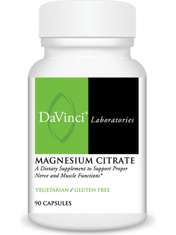 DaVinci Laboratories of Vermont, Magnesium Citrate, 90 Capsules