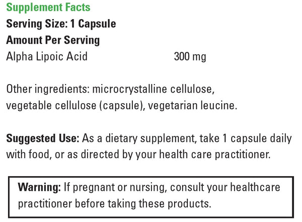 DaVinci Laboratories, Alpha Lipoic Acid 300, 60 Capsules