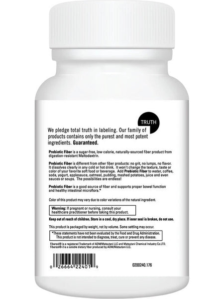 DaVinci Laboratories, Prebiotic Fiber, 176 grams