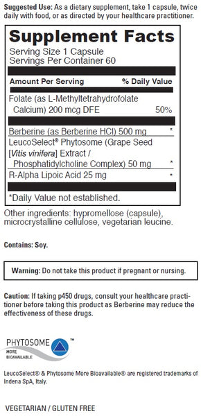 DaVinci Laboratories, Berberine Force, 60 Capsules