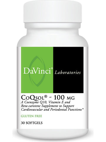 DaVinci Laboratories of Vermont, CoQsol® - 100 MG, 30 Softgels