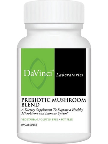 DaVinci Laboratories, Prebiotic Mushroom Blend, 60 Capsules