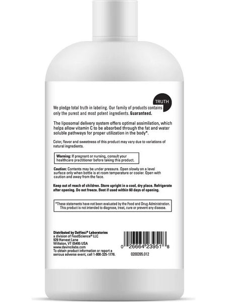 DaVinci Laboratories, Liposomal C, 300 ml