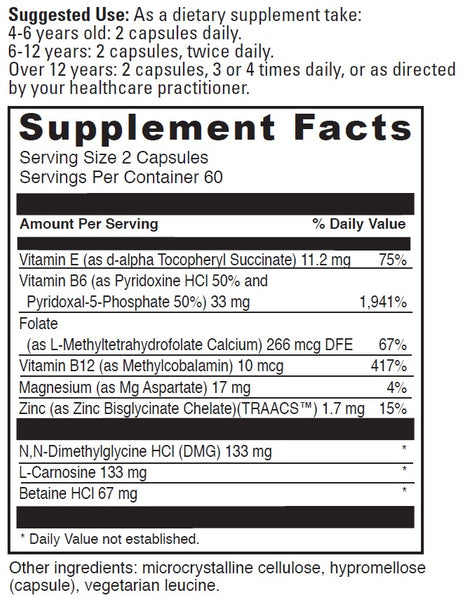 DaVinci Laboratories, Behavior Balance-DMG™, 120 Capsules