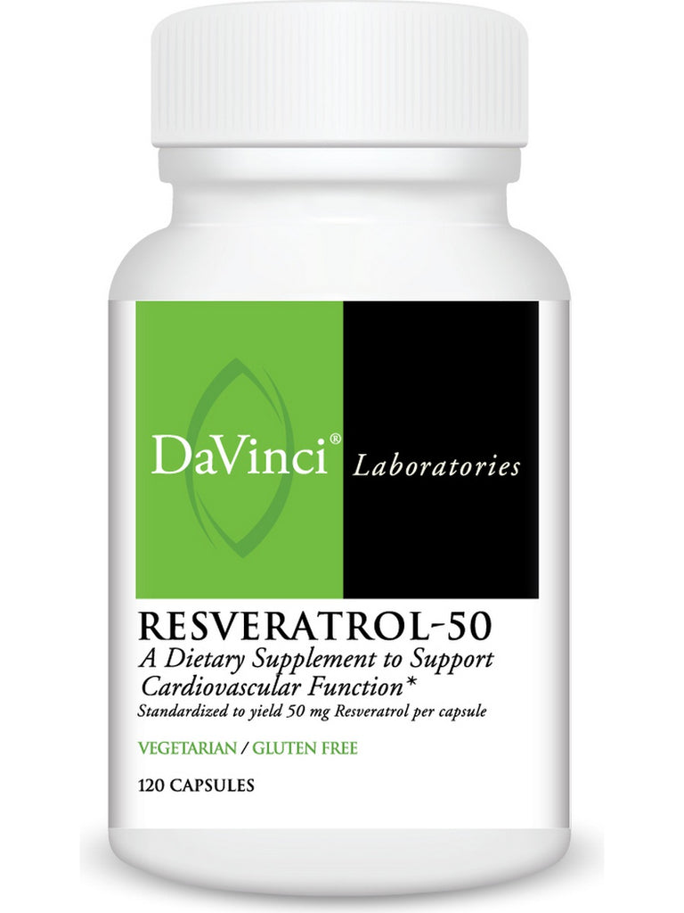 DaVinci Laboratories of Vermont, Resveratrol-50, 120 Capsules