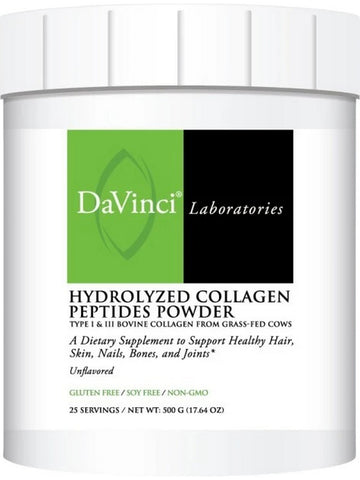 DaVinci Laboratories, Hydrolyzed Collagen Peptides Powder, 17.64 oz