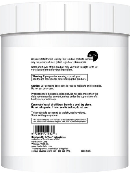 DaVinci Laboratories, Hydrolyzed Collagen Peptides Powder, 17.64 oz
