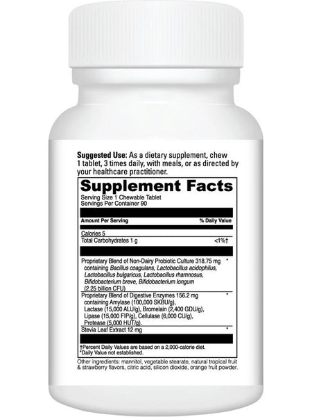 DaVinci Laboratories, Digestive Enzymes Chewable with Prebiotics + Probiotics, 90 Chewable Tablets