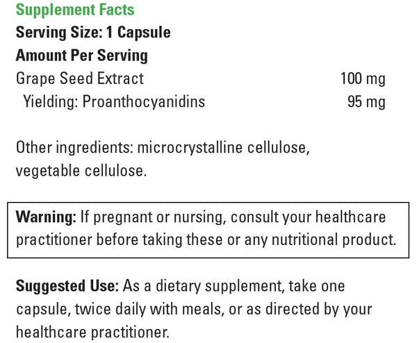 DaVinci Laboratories, Grape Seed-100, 90 Capsules
