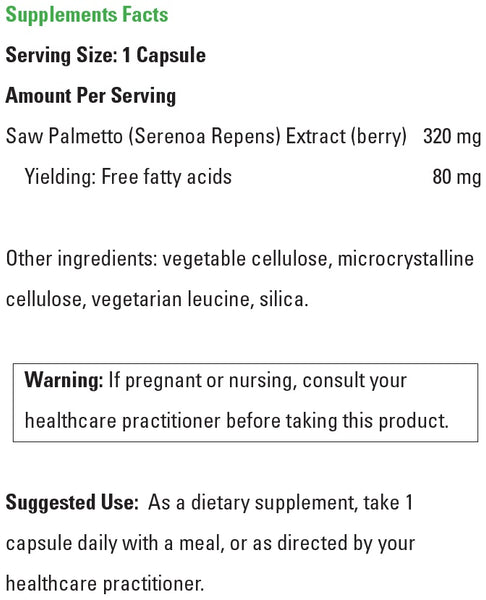 DaVinci Laboratories, Saw Palmetto, 90 Capsules
