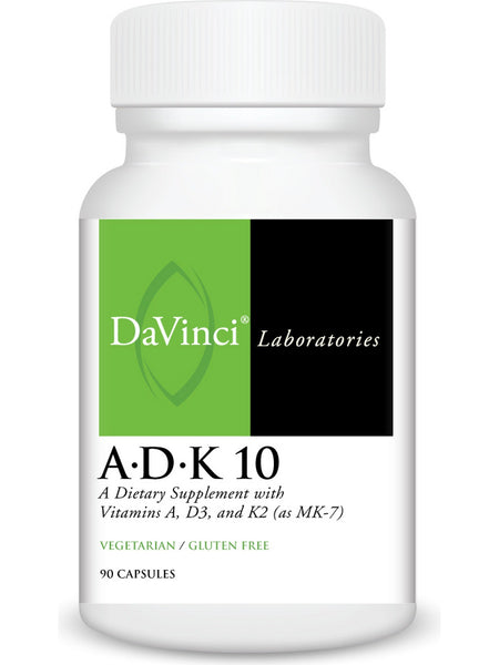 DaVinci Laboratories of Vermont, A•D•K 10, 90 Capsules