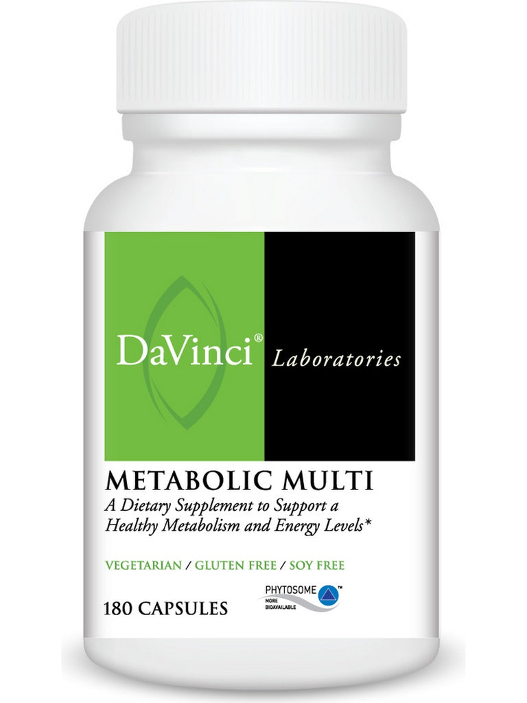 DaVinci Laboratories of Vermont, Metabolic Multi, 180 Capsules