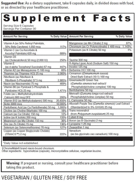 DaVinci Laboratories, Metabolic Multi, 180 Capsules