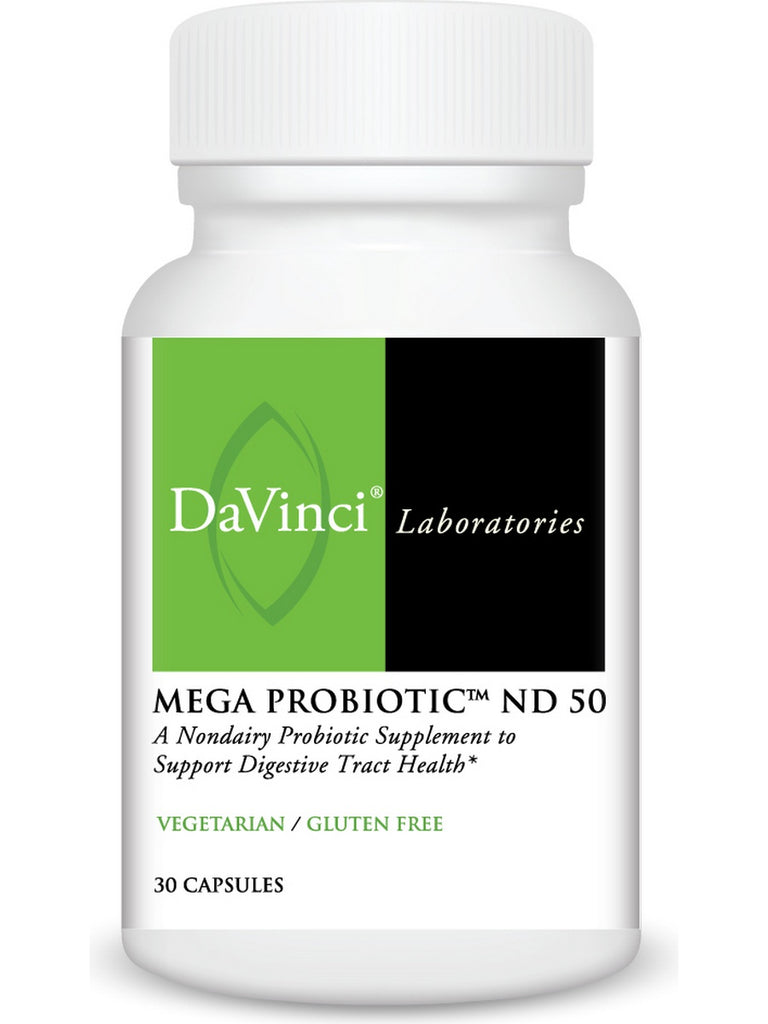 DaVinci Laboratories of Vermont, Mega Probiotic™ ND 50, 30 Capsules