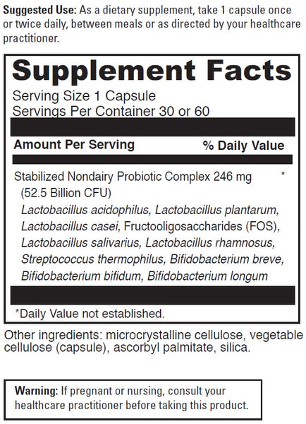 DaVinci Laboratories, Mega Probiotic™ ND 50, 60 Capsules